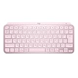 ロジクール MX KEYS mini KX700RO ミニマリスト ワイヤレス イルミネイテッド キーボード ローズ 充電式 bluetooth Logi Bolt Unifying非対応 USB-C-A 日本語配列 windows mac chrome ios Android 無線 ワイヤレスキーボード KX700 国内正規品