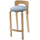 ルームアンドホーム マインファブリックバースツール ブルー 33 X 29 X 73.5cm