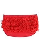 Ruffly Rumps UNDERWEAR ベビー・ガールズ US サイズ: 0-6 Months カラー: レッド