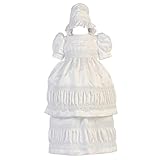 Angels Garment Baby Girlsホワイトポリ玉糸Convertible洗礼ドレス3 – 18 M カラー: ホワイト