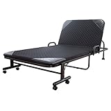 《7段階のリクライニング機能付き》ファミリー・ライフ 折りたたみ7段階リクライニングベッドシングル03239