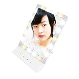 oenbopo 化粧鏡 18個LEDライト 色温度３モート 角度調整可能 卓上 壁掛け かがみ メイクアップミラー 太陽のミラー