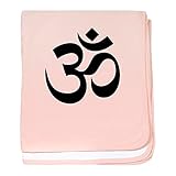 CafePress – Om – スーパーソフトベビー毛布、新生児おくるみ ピンク 07850819386832E