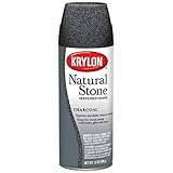 Krylon 3704 Natural Stone Decorative Aerosol, 12-Ounce, Charcoal Finish [並行輸入品]