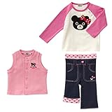 ダブルＢ(mikihouse) Tシャツセット ピンク（08）