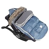 7 A.M. Enfant Le Sac Igloo Extendable Baby Bunting Bag Adaptable for Strollers, Denim, Small by 7A.M
