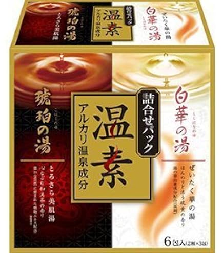 Amazon | アース製薬 温素 琥珀の湯 600g | バスソルト 通販