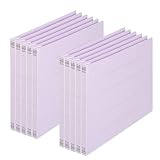 プラス フラットファイル 樹脂製とじ具 A4 ヨコ 10P バイオレット 78-252 NO.022N-10P