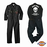 【Dickies】ディッキーズ 長袖 つなぎ ツナギ カスタム カバーオール ｢BLACK｣「オラオラ・武装戦線系」