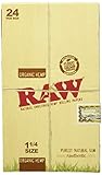 RAW Organic Unbleached 1.25 Rolling Papers - Box by Raw