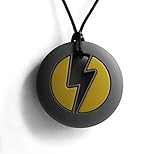 Super Light Gold River Rock-Teething Necklace by Zen Rocks - a Stylish New Twist to Teething by Zen 