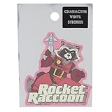 スモール・プラネット(Small Planet) キャラクターステッカー マーベル ロケット ピンク