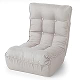 座椅子 ソファ 一人掛け ポケットコイル 肉厚ボリューム リクライニング 3段階 リラックス グレー