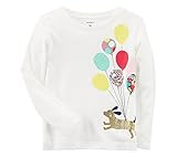 Carter's SHIRT ベビー・ガールズ カラー: ホワイト