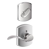 Schlage Lock Company F94ACC625GRWRH Accent Right Handed Lever Dummy Interior Pack with Decora, Brigh