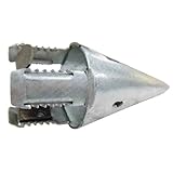 【120個入】 単管打込み用先端 管打兄弟 J-305 48.6用 抜け落ちストッパー付 単管の先端につけて地中に埋め込みやすくするミサイル J販 代不