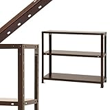 スマートラック NSTR-264 幅90×奥行30×高さ75cm 3段 ブラウン 40㎏/段