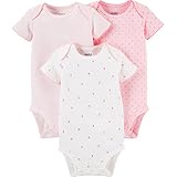 Child of Mine byカーターの赤ちゃんの女の子半袖ボディスーツ3 - Pack、ピンクセット 18 months ピンク