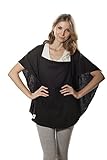 Poncho Baby Nursing Cover, Oval Black by Poncho Baby [並行輸入品]
