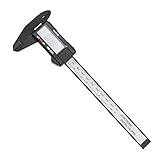 デジタルノギス　150mm ゼロリセット　軽量　高精度　コンパクト ボタン電池付 　内径　外径　深さ　段差測定 (0.01mm-150mm)