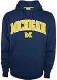 NCAA Michigan WolverinesメンズHuddle Up 2長袖フード付きトップシャツ, Small , Navy