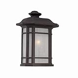 Acclaim 8103ABZ Somerset Collection Pocket Lantern 1-Light Outdoor Light Fixture, Architectural Bron