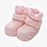 新生児針抜きリボンソックス　7-9cm