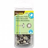 Dritz 44267 Upholstery装飾釘7 / 16 24 / pkg-grayストーン