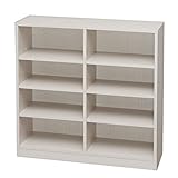 アイリスオーヤマ ラック スペースフィット 幅90×奥行29×高さ90cm オフホワイト S-SFR9090