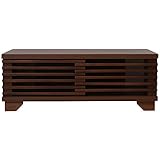 大川家具 アビライト 日本製 天然木前板 スライド テレビボード 幅90 ブラウン 4004.0