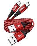 USB Type C ケーブル 3m 2本セット タイプ C USB-C ケーブ ル 3A 急速充電 USB A to C ケーブル 高耐久ナイロン編み 断線防止 急速充電 iPhone17/16/15 Galaxy S24 S23 Xperia Pixel 対応