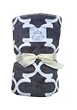LUXE BABY Stroller Baby Blanket, Modern Grey by Luxe Baby
