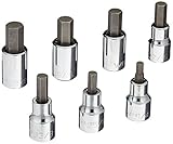 ライトツール875から405 7-PC。 1-2Dr。六角Bitsocketセット
