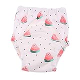 Baoblaze ベビー　赤ちゃん　幼児用　布おむつ　おむつ　トイレ　トイレトレーニングパンツ　綿　全3サイズ４色　 - イチゴ, 0-1 T