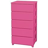ジェイ・イー・ジェイ カラースタイルチェスト 5段 ピンク JEJ カラ-スタイルチエスト5ダンピンク 返品種別A