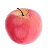 B Blesiya 現実的　人工　リンゴ　撮影　小道具　庭、オフィス、ホテル　装飾 　教育援助　ゲームの小道具　　