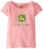 John Deere SHIRT ベビー・ガールズ カラー: ピンク