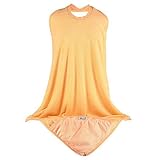 Close Pop-In 577225?Apron Bath Towel with Hood?-?Peach Fizz by Close Pop-in