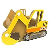 ねこの爪とぎ 乗り物シリーズ ショベルカー