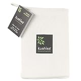 Kushies Organic Jersey Crib Fitted Sheet, Off-White by Kushies