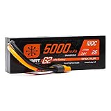 Spektrum 7.4V 5000mAh 2S 100C スマート G2 ハードケース リポバッテリー IC3 SPMX52S100H3