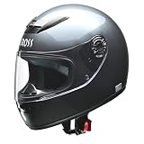 リード工業(LEAD) バイクヘルメット フルフェイス CROSS スタンダード ガンメタ フリーサイズ CR-715 -