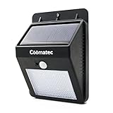 Coomatec 8LED ソーラー センサーライト 屋外 人感センサー 玄関ライト MS-08