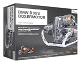 1/2 BMW R90S ボクサー フラット・ツイン エンジン 空冷OHV2気筒 透明モデルキット プラモデル