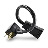 CyberPower GC201 - Power extension cable - NEMA 5-15, NEMA 5-15P to NEMA 5-15 (F) - AC 125 V - 13 A - 6 in - black