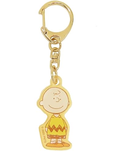 スヌーピー 真鍮キーホルダー チャーリーブラウン 野球選手 Snoopy 激レア スヌーピー チャーリー・ブラウン リラックス マスコット キーホルダー
