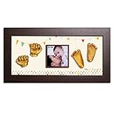 Moms Present 赤ちゃんの手と足 WALNUT FRAMEで3DプリントDIYキットをキャスティング(PW-11-The 1st Party) [並行輸入品]