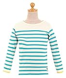 (キッズアップテンポ)kids up tempo ボーダー長袖Tシャツ キッズ【qts2385】110cm ブルー