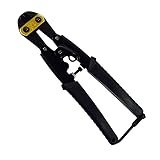 フジ矢 アルミピアノ線ベントクリッパー(黒金)200mm PC12-200BG