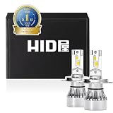 HID屋 H8 H11 H16 LED ヘッドライト フォグランプ イエロー 爆光 車検対応 簡単取付 32500cd(カンデラ) 3000K 12V 2本1セット Aシリーズ